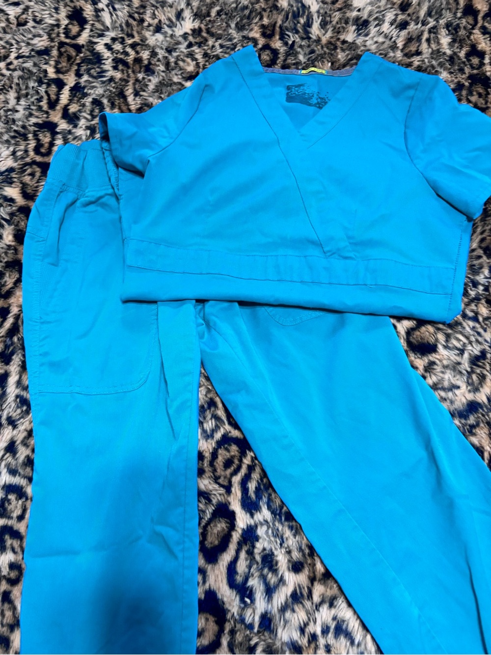 Epic Threads Bright Turquoise Blue Pajama Set - Top & Pants